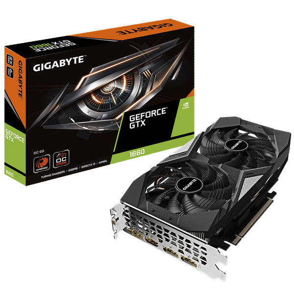 Card màn hình Gigabyte GeForce GTX 1660 OC 6GB (GV-N1660OC-6GD)