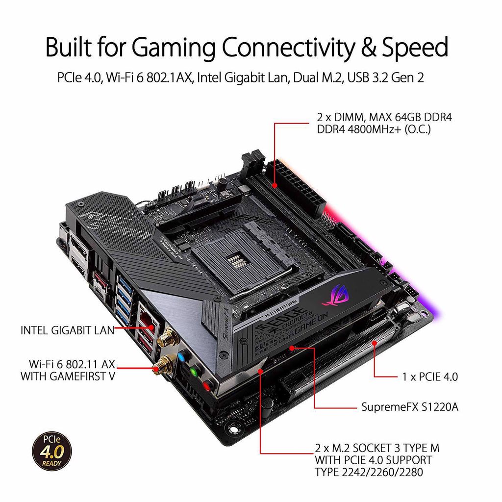 Mainboard ASUS ROG STRIX X570-I GAMING