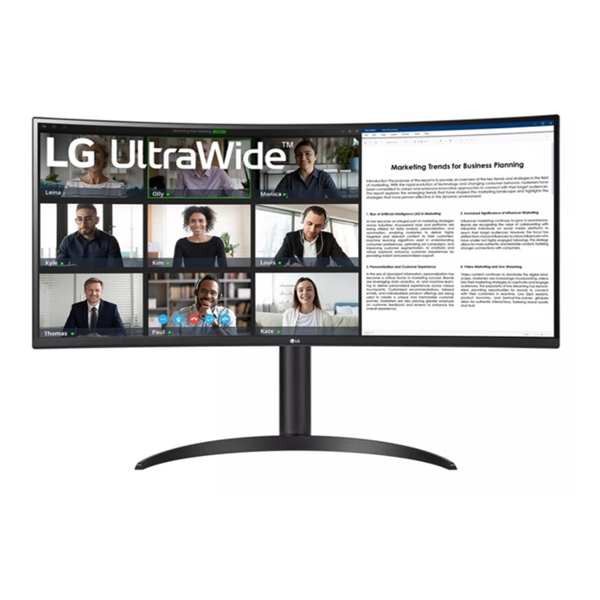 Màn hình cong LG UltraWide 34WR55QC-B (34Inch/ UWQHD (3440x1440)/ 5ms/ 100HZ/ VA)