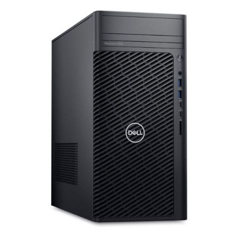Máy tính trạm Dell Precision 3680 Tower, i5-14600, 16GB, 256GB SSD, 2TB HDD, Intel UHD Graphics 770, KB, M, 500W PSU, Ubuntu, 3Y WTY