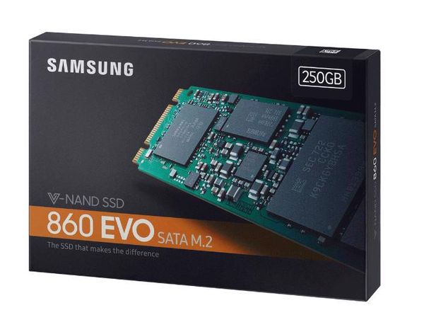 Ổ cứng SSD Samsung 860 Evo 250GB M.2 2280 SATA 3 (MZ-N6E250BW)