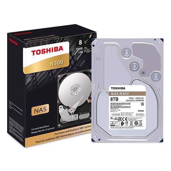 Ổ cứng Toshiba cho Nas HDWG180UZSVA 8TB Toshiba NAS HDD