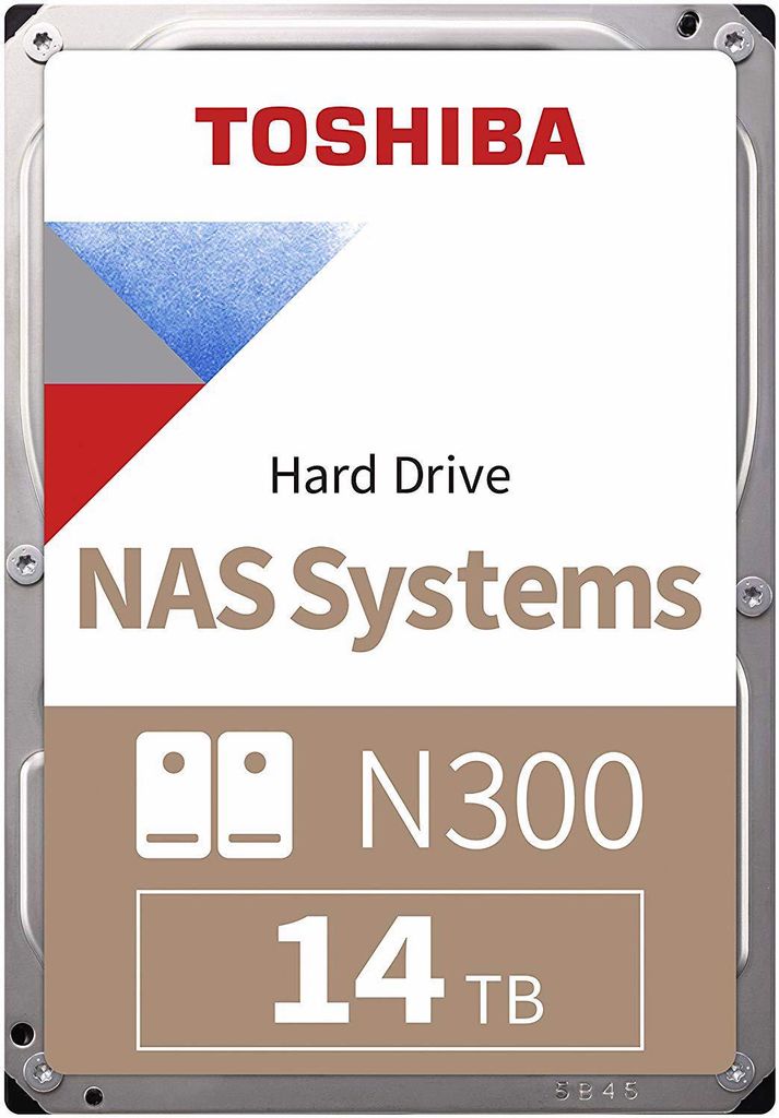 Ổ cứng Toshiba N300 14TB NAS 3.5” SATA HDD 'Bulk' (HDWG21EUZSVA)