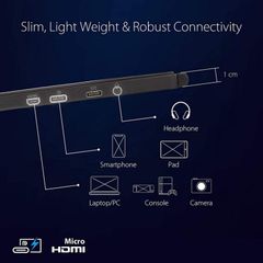 Màn hình ASUS ROG STRIX XG17AHPE Portable Gaming Monitor – 17.3 inch, FHD, IPS, 240Hz, Adaptive-sync, USB-C, PIN 7800mAh