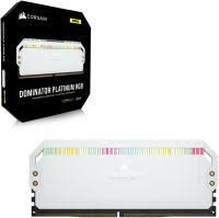 Ram Corsair DDR5, 5600MHz 32GB 2x32GB DIMM, DOMINATOR PLATINUM RGB White Heatspreader, RGB LED, C40, 1.25V - CMT64GX5M2B5600C40W