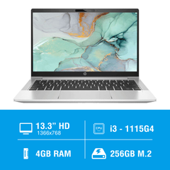 Laptop - Máy Tính Xách Tay HP ProBook 430 G8 (614K6PA) (i3-1115G4 | 4GB | 256GB | Intel UHD Graphics | 13.3' HD | Win 11)