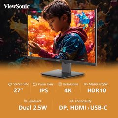 LCD - Màn hình máy tính ViewSonic 27inch VX2762U-4K