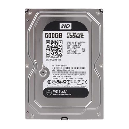 Ổ cứng HDD WD Black 500GB 3.5 inch SATA III 64MB Cache 7200RPM WD5003AZEX