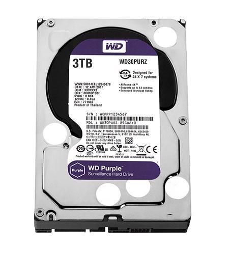 Ổ cứng HDD 3TB Western Digital WD30PURZ (Purple)
