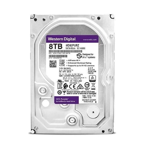 Ổ Cứng Western Digital Purple 8TB 256MB Cache WD82PURZ