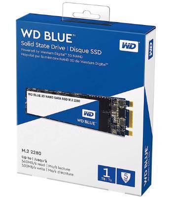 Ổ Cứng SSD WD Blue 3D NAND WDS100T2B0B 1TB M.2 2280