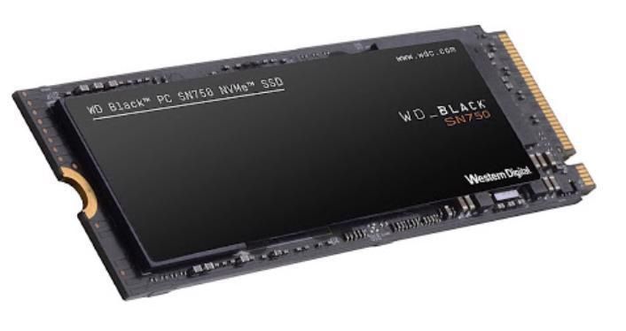 Ổ cứng SSD WD Black SN750 500GB M.2 2280 NVMe Gen3 x4 (WDS500G3X0C)