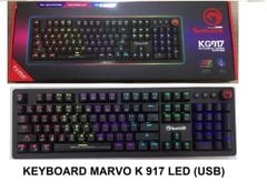 Bàn phím cơ Marvo KG 914 USB Led (Đen)