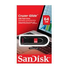 Thiết bị lưu trữ USB 64GB SanDisk Cruzer Glide USB Flash Drive/ Black - SDCZ60-064G-B35
