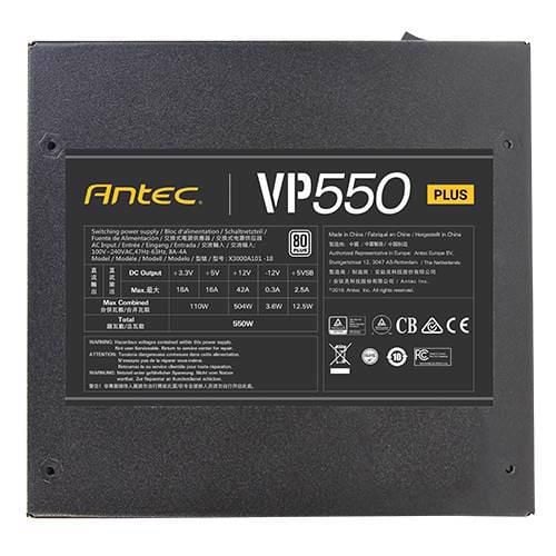 Nguồn Máy Tính Antec VP550 plus 550W 80Plus White