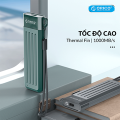 HỘP ĐỰNG Ổ CỨNG SSD M2 SATA ORICO MM2C3-G2-GR-BP