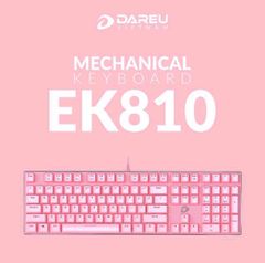 Bàn Phím Cơ Gaming Dareu EK810 (Multi Led Pink)