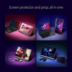 Màn hình ASUS ROG STRIX XG17AHPE Portable Gaming Monitor – 17.3 inch, FHD, IPS, 240Hz, Adaptive-sync, USB-C, PIN 7800mAh