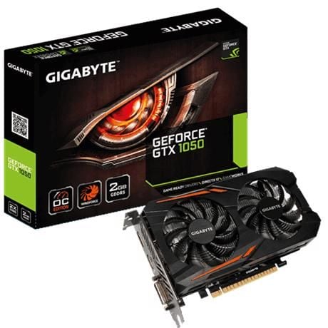 Card màn hình Gigabyte GeForce GTX 1050 3GB GDDR5 OC (N1050OC-3GD)