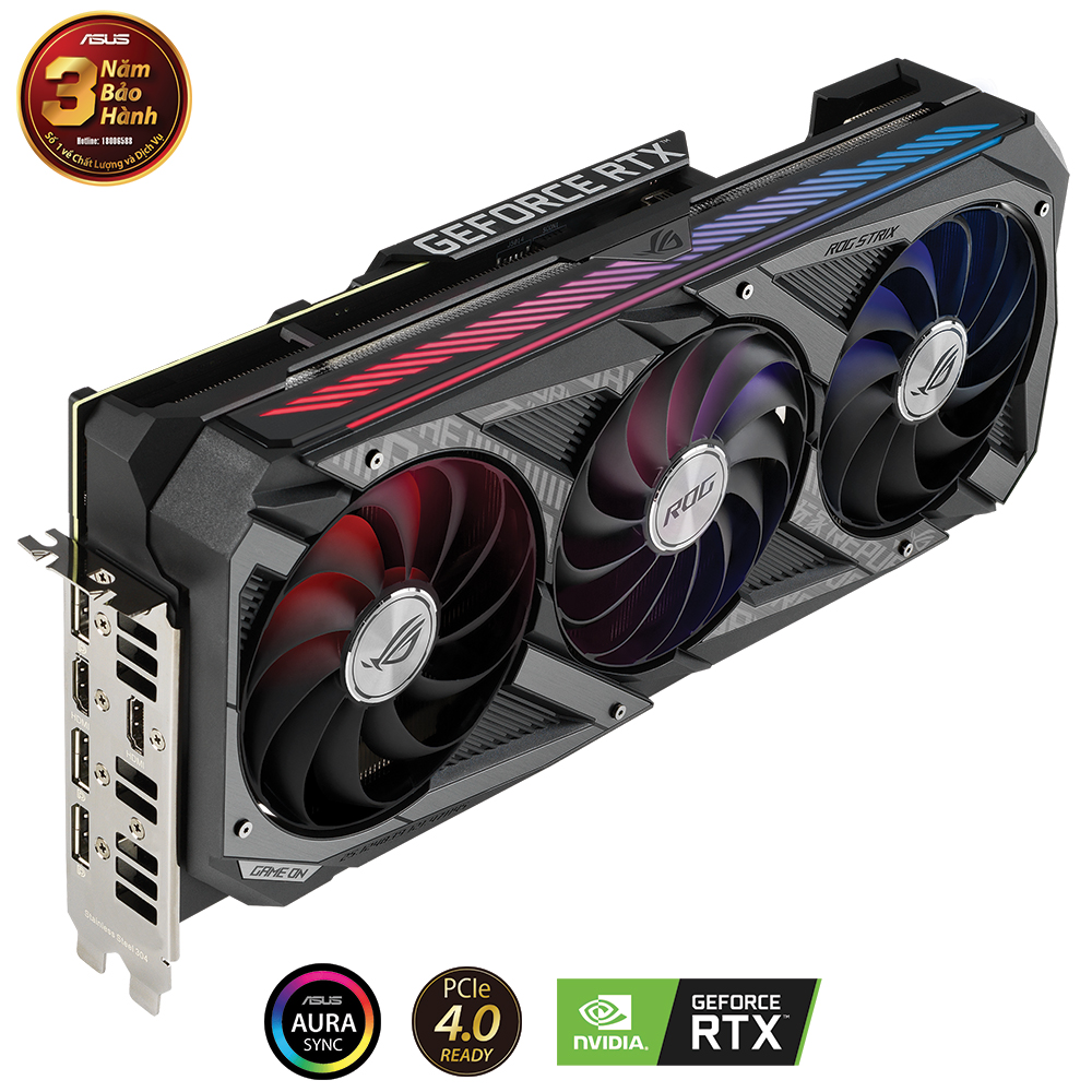 Card màn hình ASUS ROG Strix GeForce RTX 3070 OC (ROG-STRIX-RTX3070-O8G-GAMING)