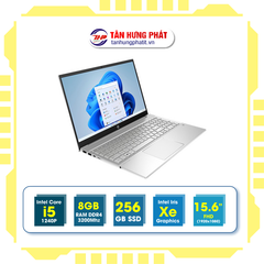 Laptop - Máy tính xách tay HP Pavilion 15-eg2059TU 6K789PA (Core i5 1240P/ 8GB/ 256GB SSD/ Intel Iris Xe Graphics/ 15.6inch Full HD/ Windows 11 Home/ Silver/ Hợp kim nhôm)
