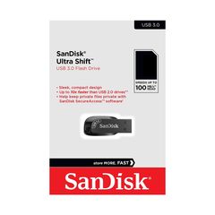 USB SanDisk 64GB Ultra Shift USB 3.0 Flash Drive, Speed Up to 100MB/s (SDCZ410-064G-G46)