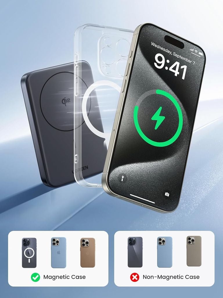 Pin sạc dự phòng UGREEN PB761 Qi2 Magsafe 10000mAh