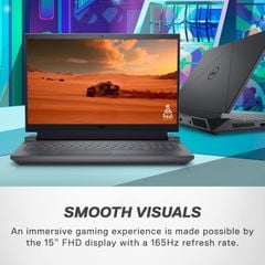Laptop - Máy tính xách tay Dell Gaming G15 5530, i7-13650HX, 16GB, 512GB SSD, RTX3050 6GB, 15.6