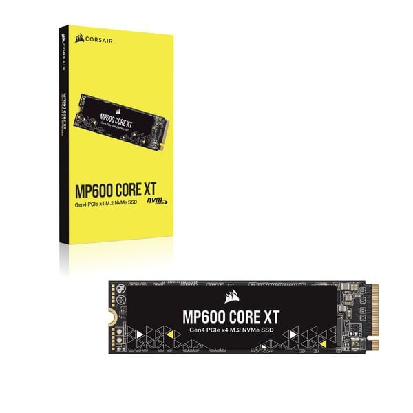 Ổ Cứng SSD CORSAIR MP600 CORE XT 1TB – M.2 2280 PCIe Gen4 x4 (Đọc 5900MB/s - Ghi 5000MB/s)-(CSSD-F1000GBMP600CXTR2)