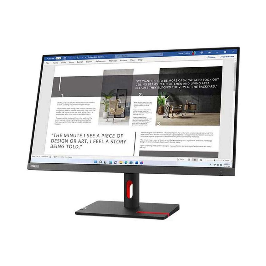 Màn hình Lenovo ThinkVision S24i-30 63DEKAR3WW (23.8Inch/ Full HD/ 4ms/ 100HZ/ 250cd/m2/ IPS)