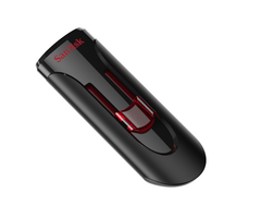 USB SanDisk 128GB USB 3.0 Cruzer Glide SDCZ600-128G-G35 Black with Red slider