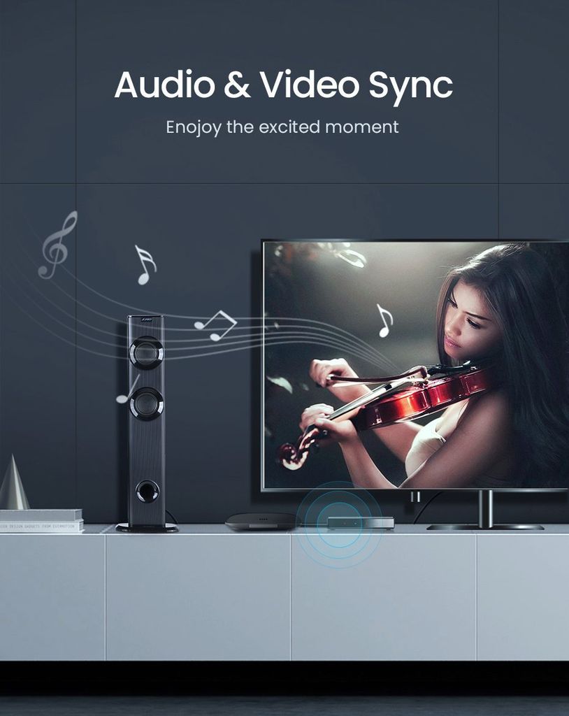 Bộ Switch HDMI 3 Cổng Vào 1 Cổng Ra UGREEN CM188 – Giải Pháp Kết Nối Hoàn Hảo