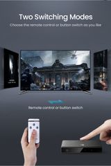 Bộ Switch HDMI 3 Cổng Vào 1 Cổng Ra UGREEN CM188 – Giải Pháp Kết Nối Hoàn Hảo