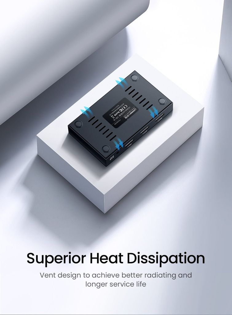 Bộ Switch HDMI 3 Cổng Vào 1 Cổng Ra UGREEN CM188 – Giải Pháp Kết Nối Hoàn Hảo