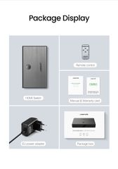 Bộ Switch HDMI 3 Cổng Vào 1 Cổng Ra UGREEN CM188 – Giải Pháp Kết Nối Hoàn Hảo