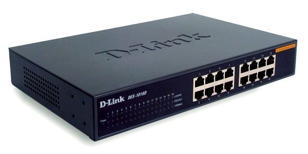 Thiết bị chia mạng Switch 16 Port Ethernet Switch D-Link (DES-1016D)
