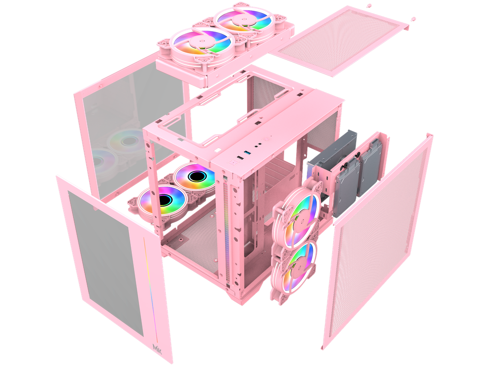 Case MIK LV12 MINI ELITE - Pink