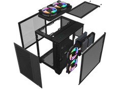 Vỏ case MIK LV12 MINI FLOW- BLACK