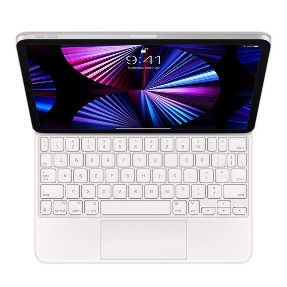 Bàn phím ipad magic Keyboard Gen 3 MJQJ3ZA/A cho iPad Pro 11‑inch White