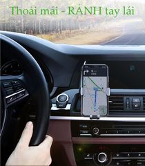 Giá đỡ điện thoại UGREEN LP130 Cắm khe gió điều hòa trên xe hơi kích thước từ 4.7 đến 6.5 inch – Hãng phân phối chính hãng