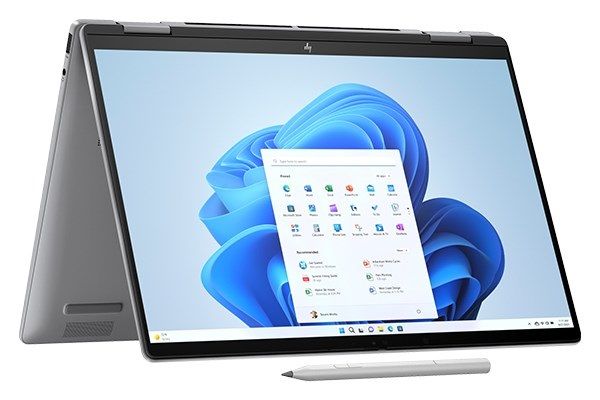 Laptop HP Envy x360 14-fc0094TU A19C4PA (Ultra 5 125U/ 16GB/ 512GB SSD/ 14.0inch OLED Touch/ Win11/ Silver/ Vỏ nhôm/ Pen)