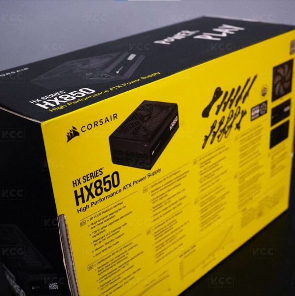 Nguồn máy tính Corsair HX850 Platinum 80 Plus Platinum - Full Modul - (CP-9020213-NA)