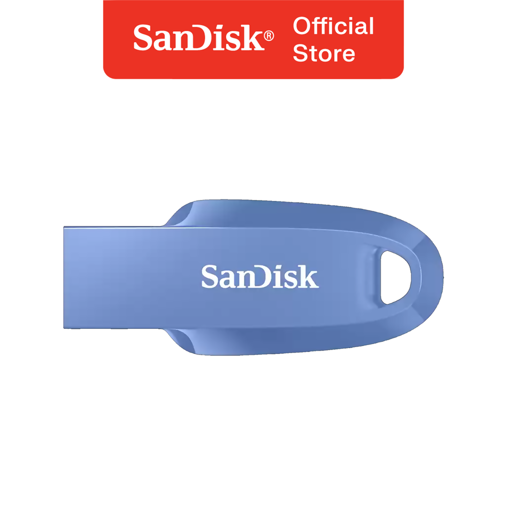 USB SANDISK 128GB USB 3.2 GEN1 ULTRA CURVE SDCZ550-128G-G46 MÀU XANH NAVY