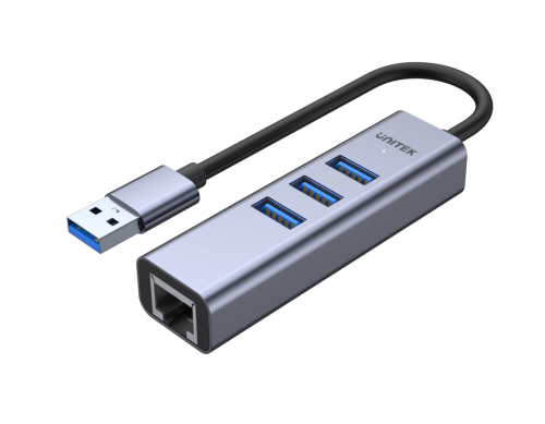 Hub chia USB 3.0->3USB 3.0+LAN H1906A Unitek