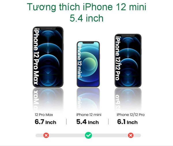 Miếng dán kính cường lực ánh sáng xanh chống lóa mắt độ cứng 9H cho iPhone 12 mini / 12/Pro / Pro Max loại tương ứng 5.4 inh / 6.1 inch / 6.7 inch UGREEN SP158 SP159 SP161 (2-Pack)