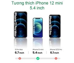 Miếng dán kính cường lực ánh sáng xanh chống lóa mắt độ cứng 9H cho iPhone 12 mini / 12/Pro / Pro Max loại tương ứng 5.4 inh / 6.1 inch / 6.7 inch UGREEN SP158 SP159 SP161 (2-Pack)