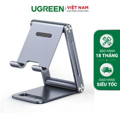 Giá đỡ điện thoại UGREEN LP263 – Khung kim loại chắn chắn, đế silicon chống trơn trượt
