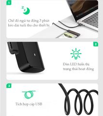 Cáp chuyển đổi USB 3.0 / USB type C sang Sata (7+15) cho ổ cứng ngoài SSD HDD 2.5 inch dài 50cm UGREEN CM321