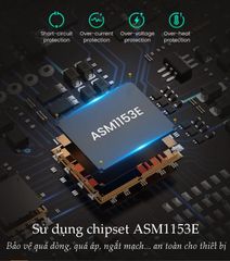 Cáp chuyển đổi USB 3.0 / USB type C sang Sata (7+15) cho ổ cứng ngoài SSD HDD 2.5 inch dài 50cm UGREEN CM321
