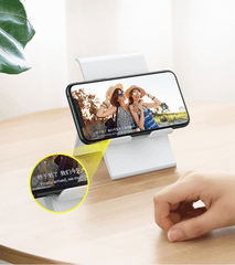 Giá đỡ điện thoại UGREEN LP247 – Thiết kế dạng trượt điều chỉnh độ cao – Đệm silicon chống trước, thiết kế nhỏ gọn